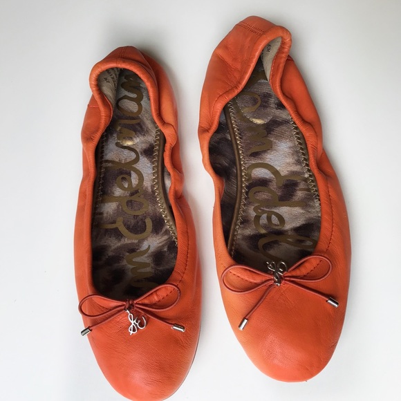 sam edelman orange flats